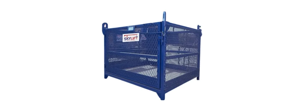 Material lifting bucket used for high-rise construction projects